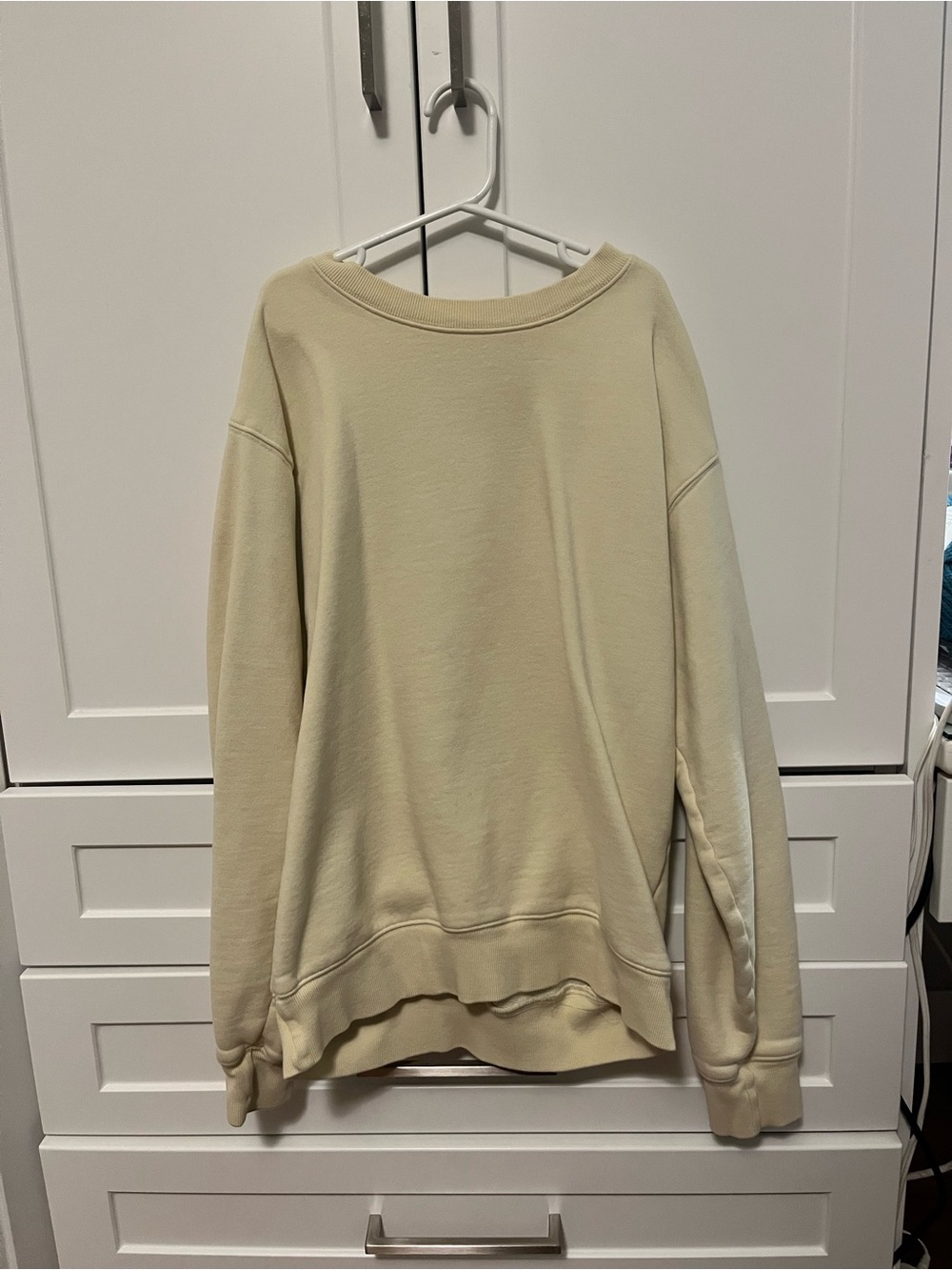 TNA Cozy Fleece Sweatshirt in Yellow